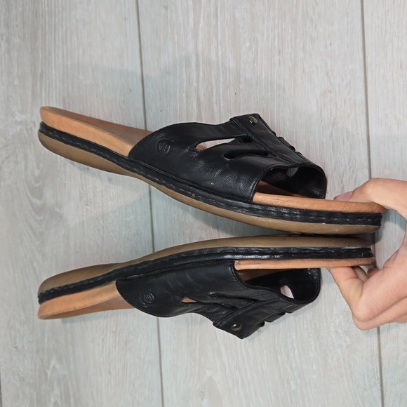 Born Women Leather Sandals Flats shoes sz 9 - Picture 9 of 14